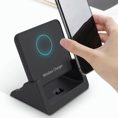 China Smartphone Mobile Phone Wholesale 15w Qi Wireless Charger Portable Fast Charging Wireless Stand for sale