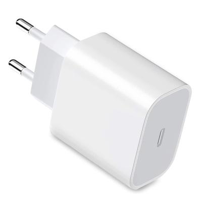 China Mobile Phone EU USA R-U Plug Palladium Type C Adapter For Apple Fast Charging 20w USB-c Power Adapter for sale