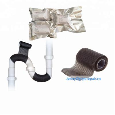 China Water Resistant Leakage Stopping Wrap Fix Tape water pipe quick fix Armored Cast Tape Bandage for sale