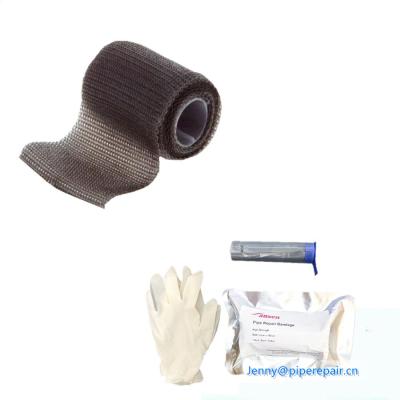 China Super Strong Durable Pipe Repair Bandage Underground Black Pipe Wrap Tape for sale