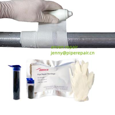 China Water Activated Resin Impregnated Fiberglass Pipe Repair Wraps for sale