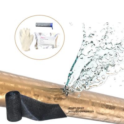 China Leaking Metal Water Pipes leak sealing water activated pipe repair wrap kit for sale