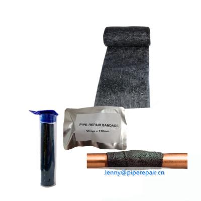 China water activated Quick Repair Kit For Pipe Leaks fiberglass fix tape pipe repair bandage for pipes cables leaks for sale