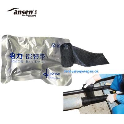 China Water based fiberglass cable repair kit Structural Material Armorcast Sheath Repair Tape for sale