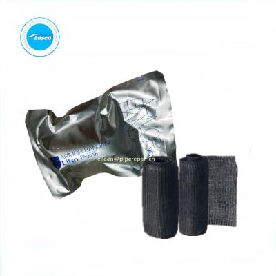 China Armorcast Fiberglass Knit Fabric Armor Wrap Tape Durable 100mm Cable Joint Wrap for sale