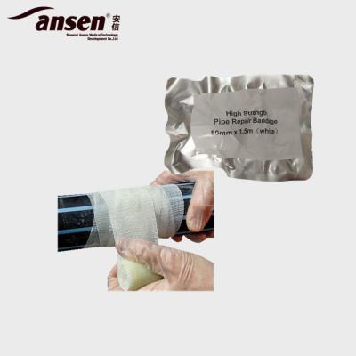 China Glass Fibers Bandages Quick Bonding Fiberglass Pipe Repair Wrap for sale