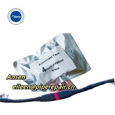 China Power Cable Accessories Wrap Anti-Fire Fiberglass Repair Tape Armorcast Wrap For Cable Connection for sale