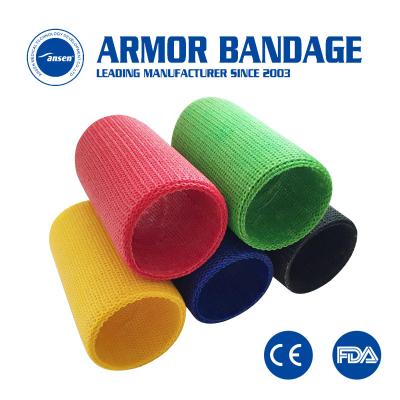 China 3inch 4yards Casting Tape Colors Synthetic Cast Fibreglass Cast Bandage Tape for sale