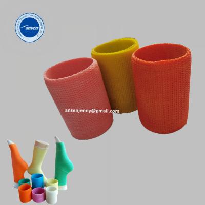 China Orthopeidc Polyurethane Resin Water Activated fiberglass synthetic casts Colorful plaster cast bandage for sale