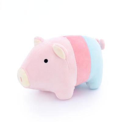 China Kawaii Warm Soft Cute Pig Plush Ins Pink Pillow Baby Animal Product Stuffed Plush Toy Gift For Kids for sale