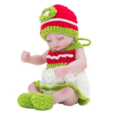 China Silicone 11inch Cheap Pretend Play Toy Mini Small Customized Reborn Baby Dolls Bebe Barato Reborn For Babies for sale