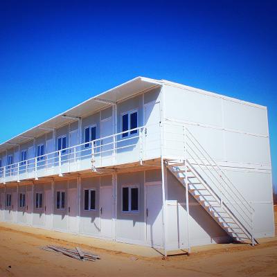 China Modern Security Steel Structure Stackable Prefab Modular Construction Fast Install Foldable House Office Building for sale