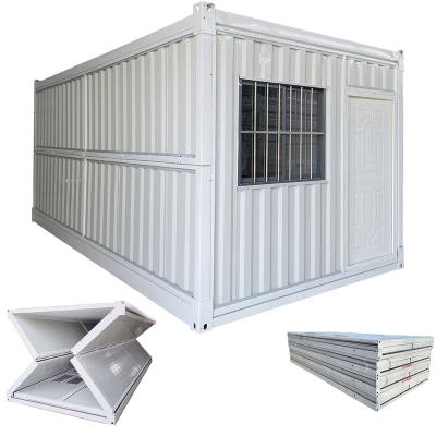 China Modern Oem Manufactured For China Foldable Prefab Foldable 20ft House Stackable Soundproof Office Building for sale