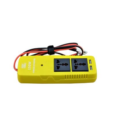 China Portable Car Power Inverter 150W DC 12V to AC 110V/220V Converter Car Inverter for sale