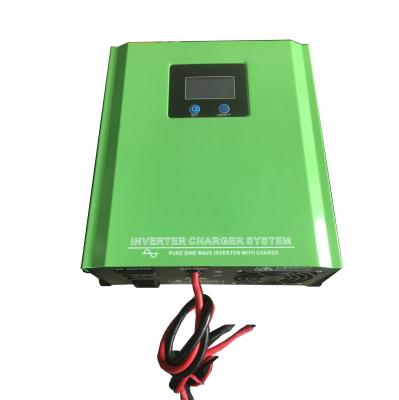 China 1200w low frequency solar power system home off grid pure sine inverter with charger 50hz 60hz for solar system for sale