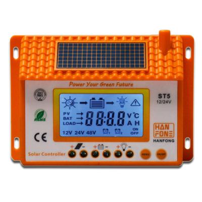 China Solar system controller Intelligent pwm charge solar controller 40A 12V 24v for sale