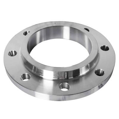 China Anti Corrosion Surface Forged Steel Flange Silver Color For Industrial Pipeline Fittings for sale