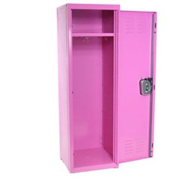 China (Size) Adjustable Hot Sale Pink Color Children Use Steel Metal LOCKER Wardrobe for sale