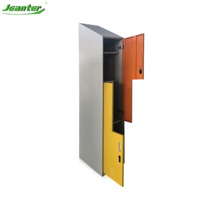 China Clothes Storage Used Staff Worker School Metal Wardrobe Steel Locker JT-042302 for sale