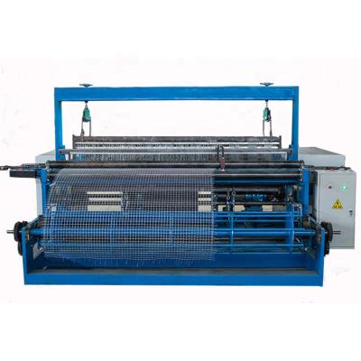 China Full Automatic Warehouse Fence Mesh Stainless Steel Crimped Wire Mesh Weaving Machine For Making Fence Mesh for sale