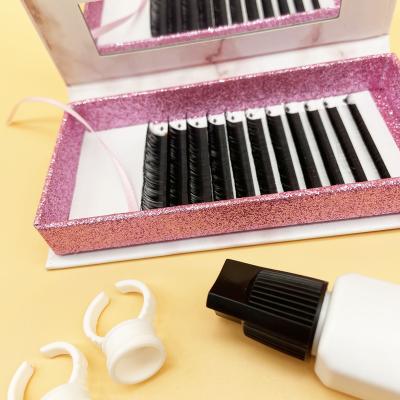 China Quality Appropriate Price Guaranteed Natural Classic Professional Long Eyelash Extension Lash Extension Supplies for sale