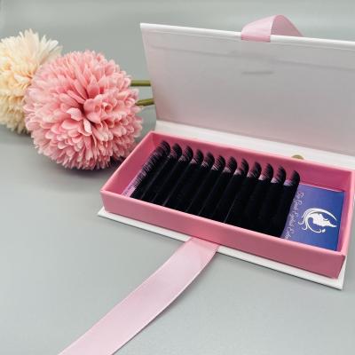 China Full Volume 6 7 8 9 10 11 12 13 Mm Mega Blooming Eyelash Extension Lashes Long Easy Fans Extensions for sale