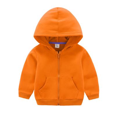 China Breathable Custom Logo Blank Print Winter Boys Girls Jogging Set Cotton Jacket Fleece Children Kids Hoodie for sale