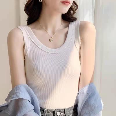 China Wholesale Cheap Casual Sexy Bodycon Sleeveless White Black Summer Plus QUICK DRY Size M-5XL Ribbed Comfy Tops Girl Tank Women Invest for sale