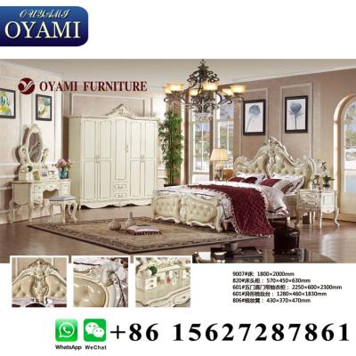 China Luxury Leather Bedroom Furniture Bedroom Furniture Set for sale