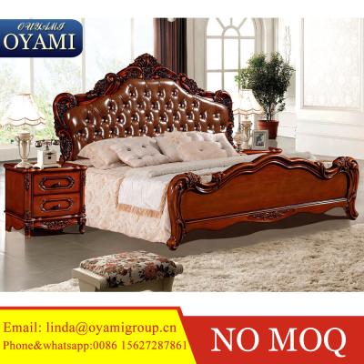 China Bedroom China Furniture In Pakistan Bedroom Bed Fantastic Wooden Black Leather Bed Frame for sale