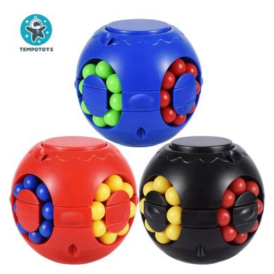 China Relieve Stress Rhythm Toys OEM/ODM Fidget Toys For Kids Spinning Sensory Bean Puzzle Magic Cube Gyro Toy for sale