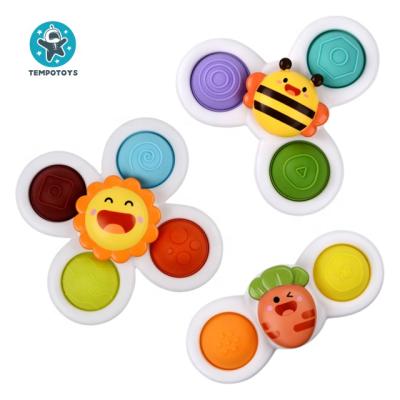 China Soft Toy Tempo Toys New Juguete Kids Spinner Suction Cup Spinner Stir Toy Bathtub Water Baby Sensory Toys for sale