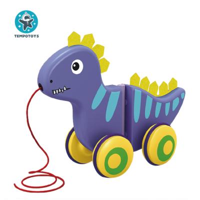 China Playing Pull String Toys Toddler Baby Drag Along Learning Walk Plastic Funny Toys for sale