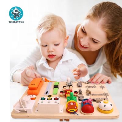 China Kids Educational Toys Rhythm Toys Montessori Board Toddler 1 Year Old Sensory Board Locks Latches Board Accessories Bebe Busy Educ Toy for sale