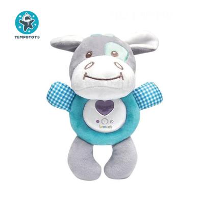 China Playing 2021 Soft Calming Cartoon Animal Toys Set Soothe 2021 Baby Toys With Comfort Sounds And Music for sale