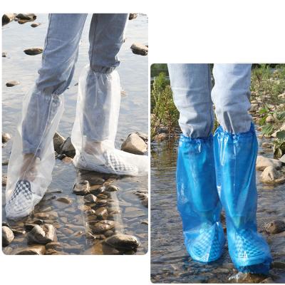 China Plastic Long Shoe Covers Waterproof Anti-Slip Water Boots Cover Rainy Day Use Cover Te koop