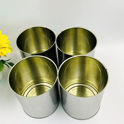 China Tinplate round Empty Sealed Tin Cans roll bar cans wholesale food grade metal sealed cans empty tin cans for sale