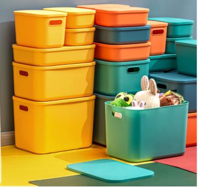 China plastic household storage box plastic storage bin kitchen pantry bathroom plastic organizer container Te koop