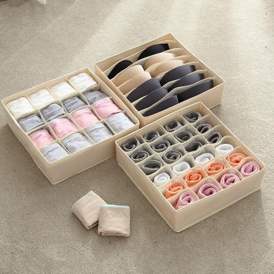 China 24 16 7 cells Cabinet Closet Organizer Cabinet drawer Storage Boxes for Storing Socks Underwear Ties Pink Te koop