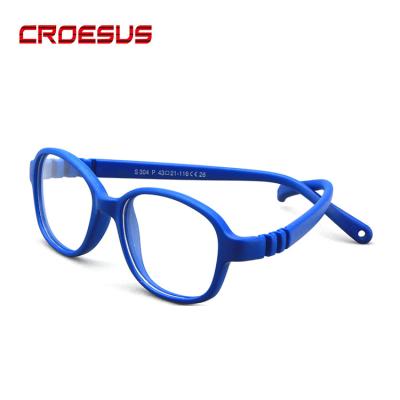 China Blue Light Blocking Children's Sight Glasses TPPE - Wholesale Cheap Color Customized Blue Light Glasses Kids Anti Computer Glasses for sale