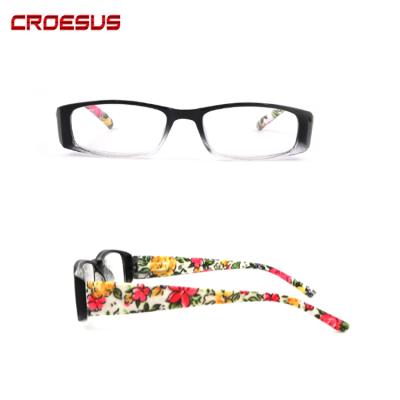 China Custom Cheap Reading Glasses Custom Presbyopic Plastic Lady Reading Promotion Cheap PC Glasses for sale