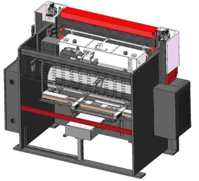 Chine Machine à cintrer de feuille de frein de presse hydraulique de bâti de chaleur de WC67k pour la protection de plat de 8mm à vendre