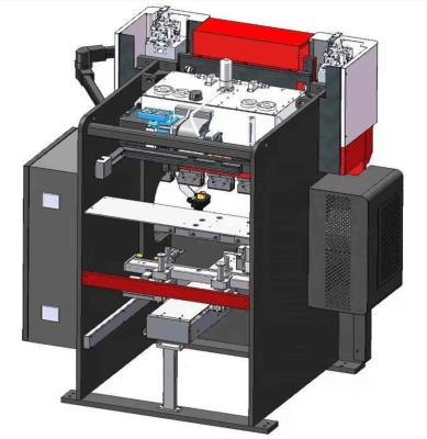 China Máquina de freno de prensa CNC hidráulica de metal con abrazadera rápida de doble cara 80t/2000 160t/3200 en venta