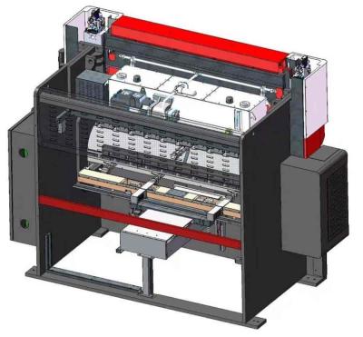 China 8mm Plate Pad Sheet Metal Press Brake 40T 2500 Heat Molding Wc67k Press Brake for sale