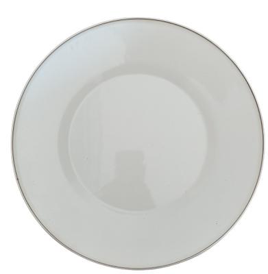 China Sustainable 19cm Luxury Enamel Plate Dinner Plate Set Plate Set Round  for household for sale