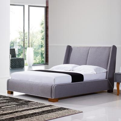 China Latest Soft Fabric Bed Frame Bed Software Beds Foshan Blue Furniture K106 Modern Bedroom Furniture for sale