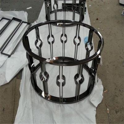 China Custom metal/stainless steel display frame,table frame,furniture frame with PVD color for sale