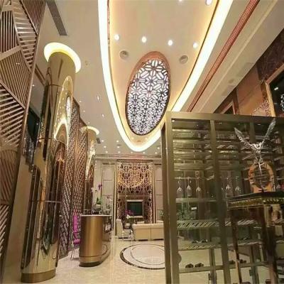 China home furniture stainless steel metal screen partition wall for interior decorative for sale