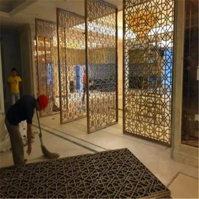 China Decorative metal work for Hotel Screen Partition Restaurant Screen Partition Wall panel for sale