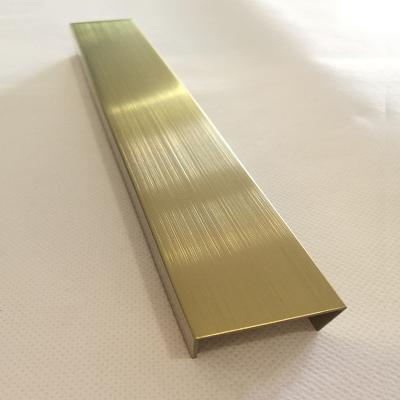 China hot sale stainless steel C channel metal profile SS trim made in china for sale